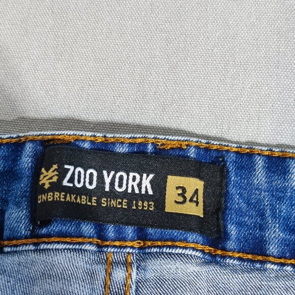 Zoo York stretch slim jeans men's size 34 denim blue colour - Picture 7 of 15